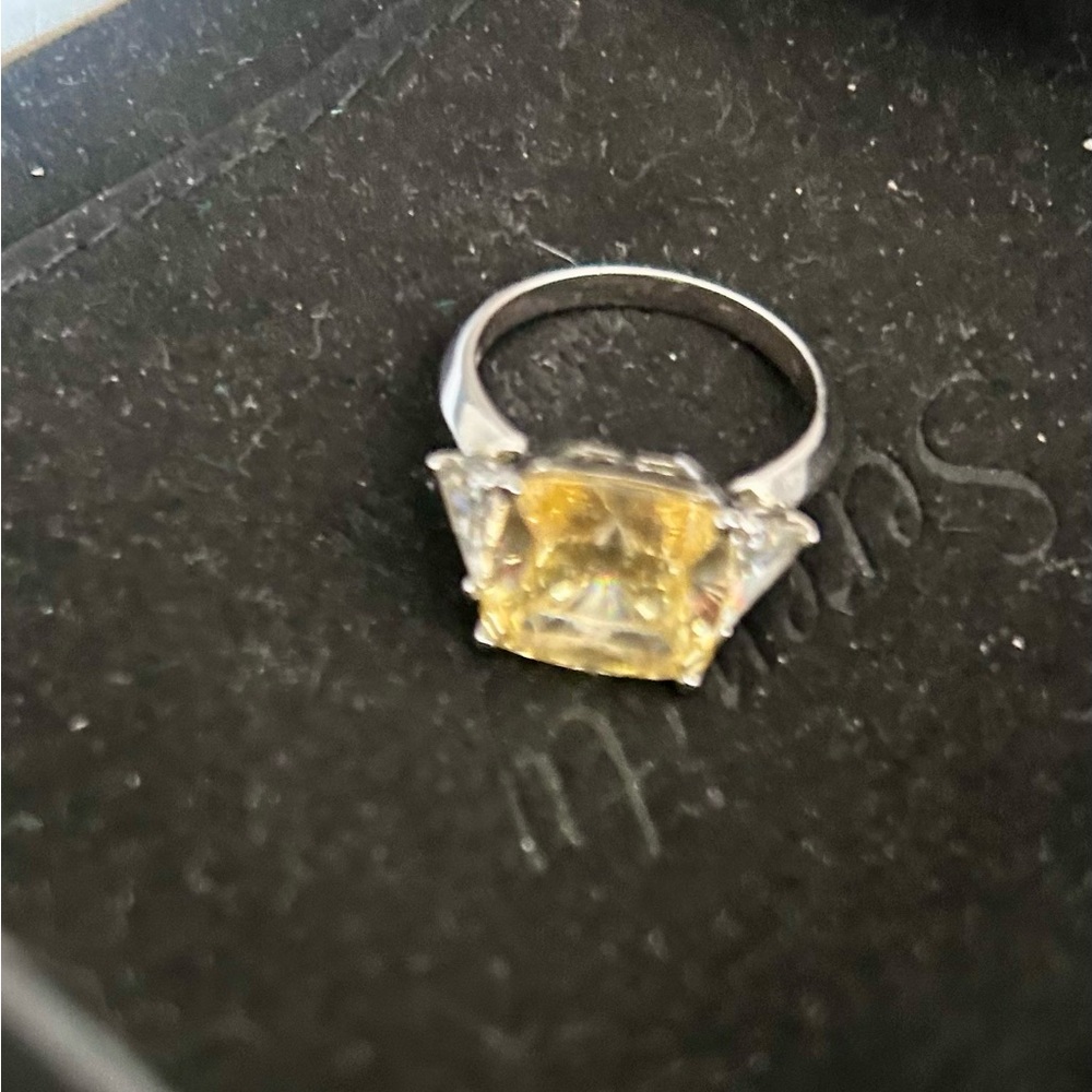 Sterling silver cocktail ring -size 7 new - Picture 2 of 6